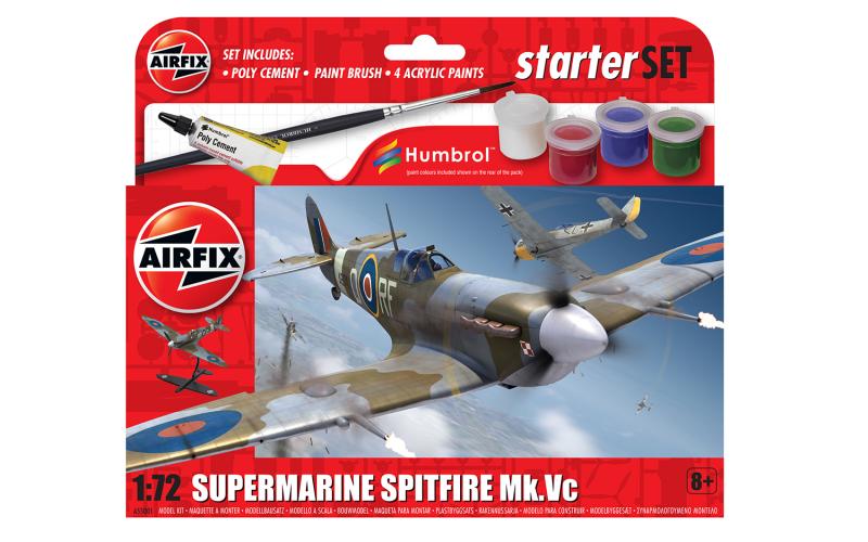 Small Starter Set Supermarine Spitfire MkVc 1/72