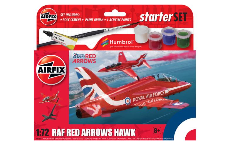 Small Starter Set Red Arrows Hawk 1/72