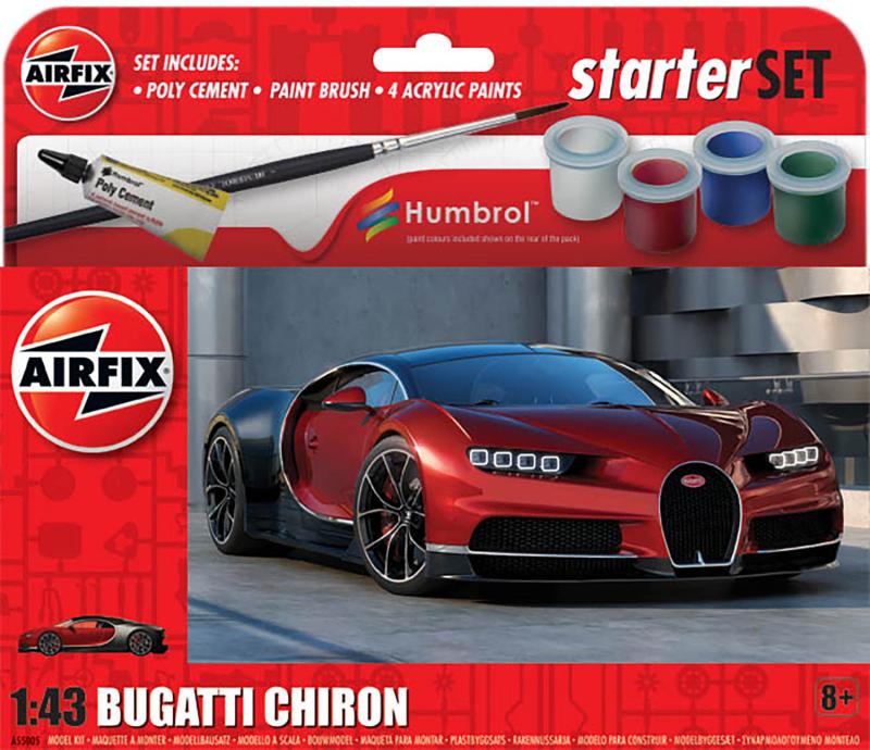 Small Starter Set Bugatti Chiron 1/43