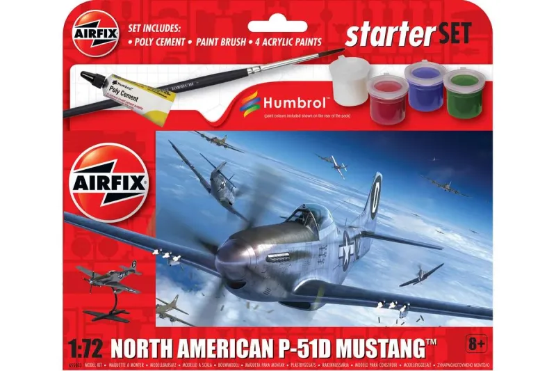 Starter Set - North American P-51D Mustang 1:72