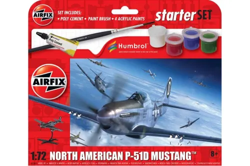 Starter Set - North American P-51D Mustang 1:72