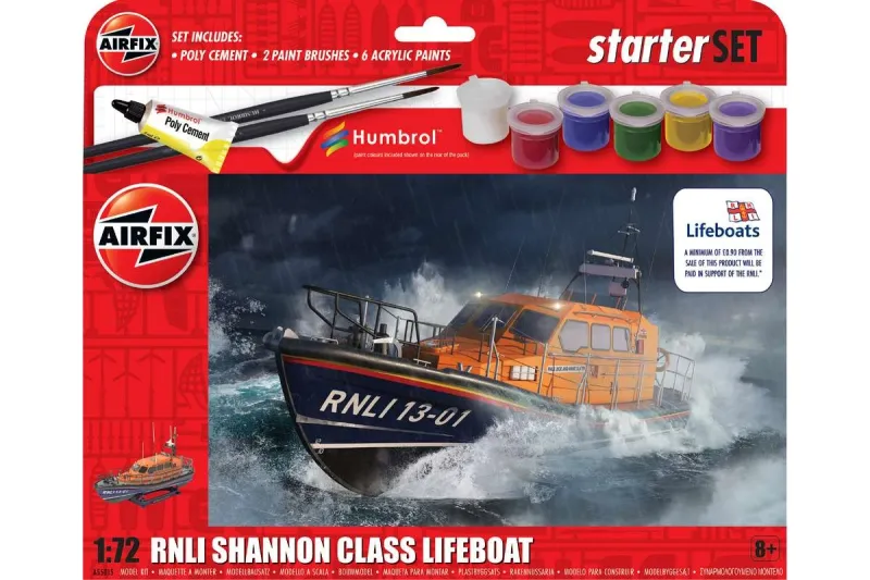Starter Set RNLI Shannon Class Lifeboat 1:72