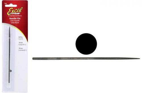 Needle file, round. 1st