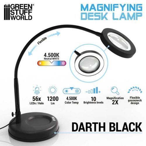 Magnifying desk lamp - Darth Black