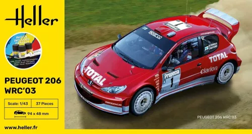 Peugeot 206 WRC'03 Starter Kit 1:43