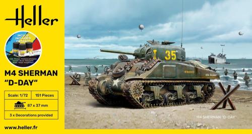 Starter Set M4 Sherman "D-Day" 1:72