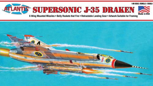 Supersonic J-35 Draken (ex Adams / Lindberg molds) 1:48