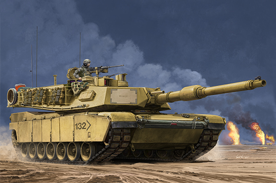 US M1A2 Abrams Main Battle Tank 1/16