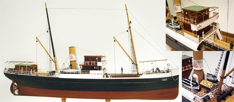 Bandirma - Steamfreighter (L 62 cm)1/87