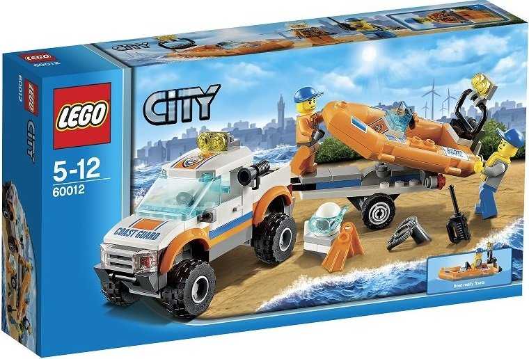 Lego City Fyrhjulsdriven Bil och Dykarbåt