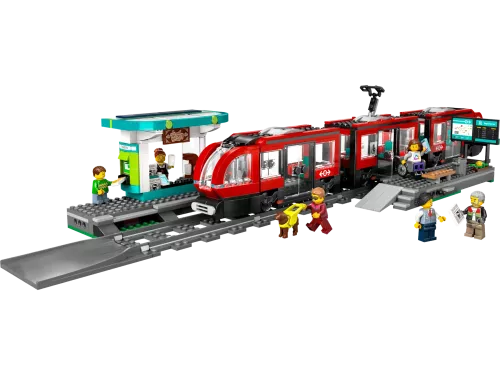 Lego City Spårvagn och Station