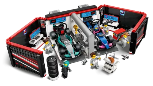 Lego City F1® Garage & Mercedes-AMG & Alpinebilar