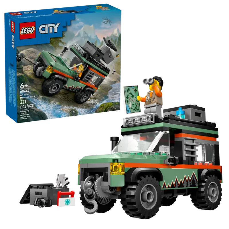 Lego City 4-hjulsdriven Terrängbil för Bergskörning