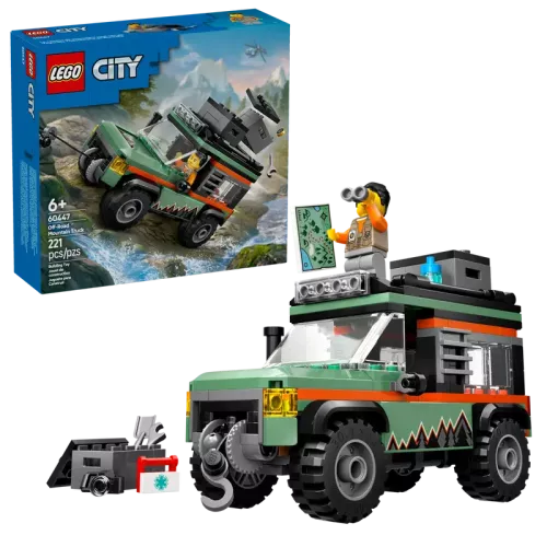 Lego City 4-hjulsdriven Terrängbil för Bergskörning