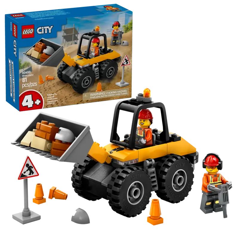 Lego City Gul Hjullastare