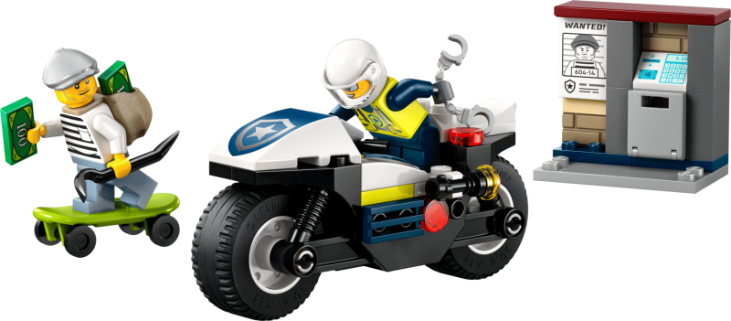 LEGO City Polisens Motorcykeljakt 60455