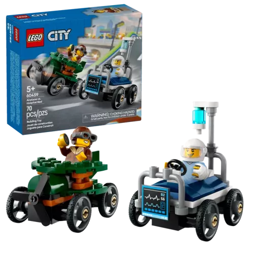 Lego City Flygplan mot Sjukhussäng – Racingpaket