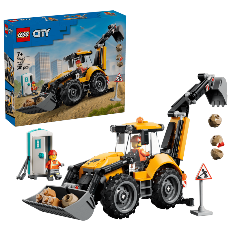 LEGO City Gul grävlastare 60480