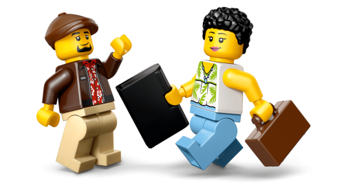 LEGO City Gul taxi 60487