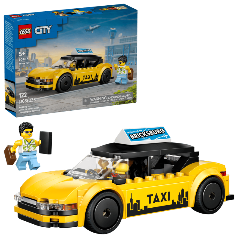 LEGO City Gul taxi 60487