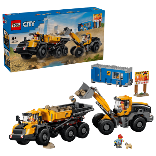 LEGO City Dumper och frontlastare 60494