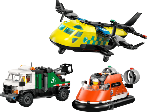 LEGO City Flygplan, servicebil och svävare 60505