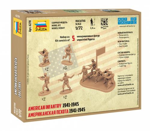 American infantry 1941-1945 (no glue) 1/72