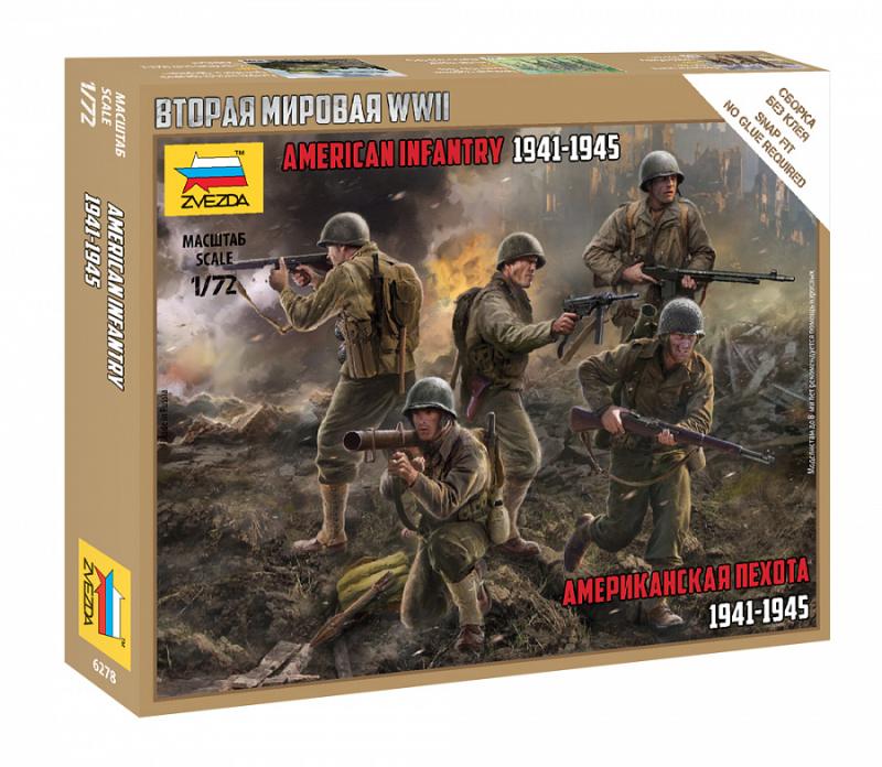 American infantry 1941-1945 (no glue) 1/72