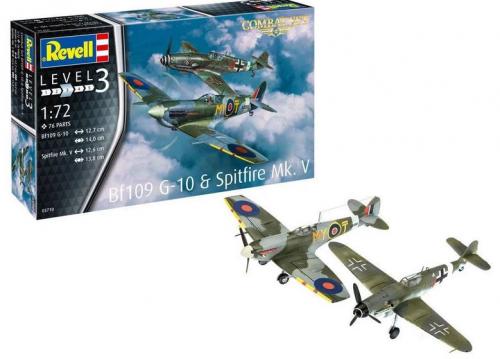 Combat Set BF109G-10 & Spitfire MK 1/72
