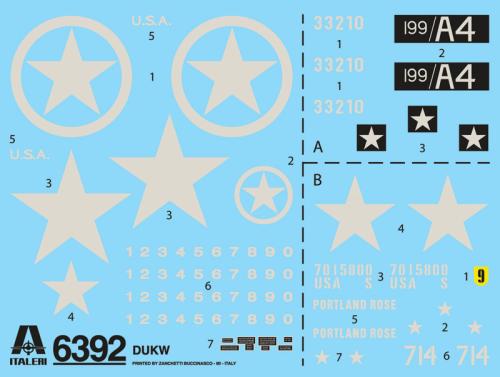 DUKW 2½ GMC truck amphibious version - D DAY eighty years 1/35