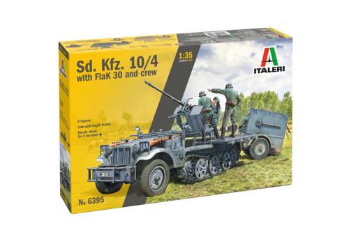 Sd.Kfz 10/4 with flak 30 and crew 1/35
