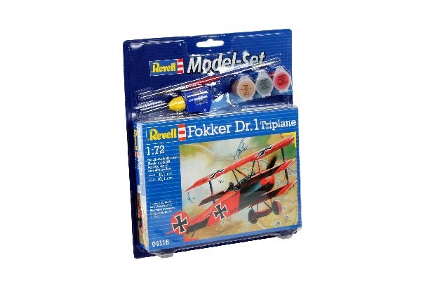 Model Set Fokker DR. 1 Triplane 1/72