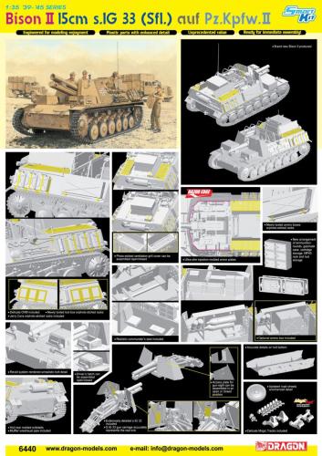 Bison II - 15 cm s.IG 33 (Sfl.) auf Pz.Kpfw. II 1/35
