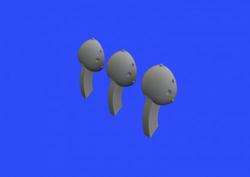 P-51D rear view mirrors 1/48