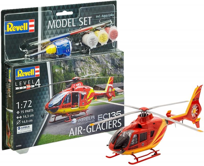 Model Set EC135 AIR-GLACIERS 1/72