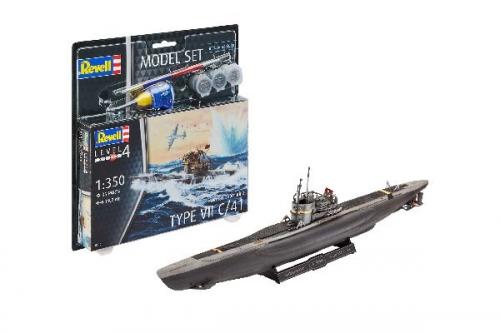 Model Set GERMAN SUBMARINE 1/350