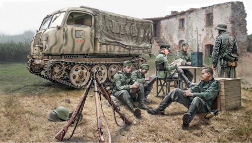 STEYR RSO/01 with GERMAN SOLDIERS 1/35