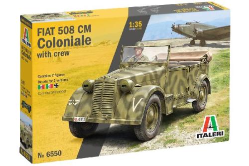 FIAT 508 CM COLONIALE WITH CREW 1/35