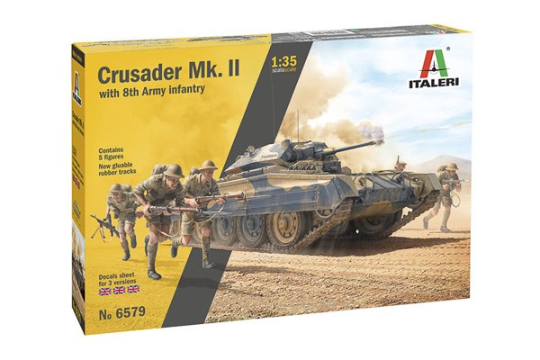 Crusader Mk. II w 8th Army Infantry 1/35