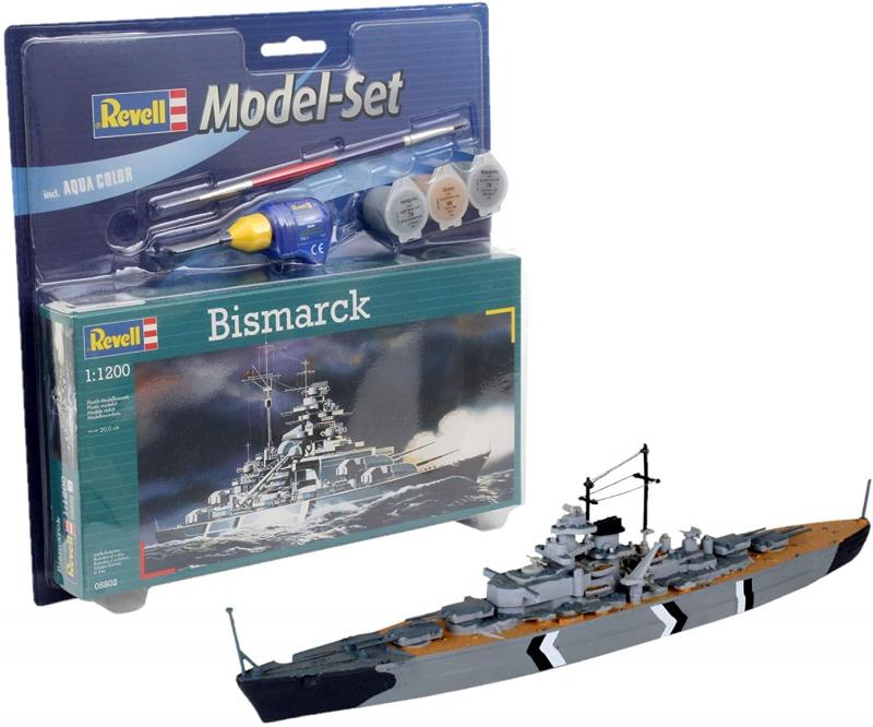 Model Set Bismarck 1/1200
