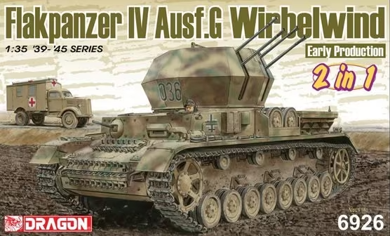 Flakpanzer IV Ausf.G Wirbelwind Early Production (2 in 1) 1/35