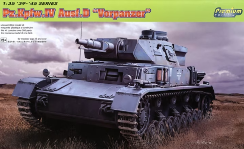 last Pz.Kfpw.IV Ausf D Vorpanzer 1/35
