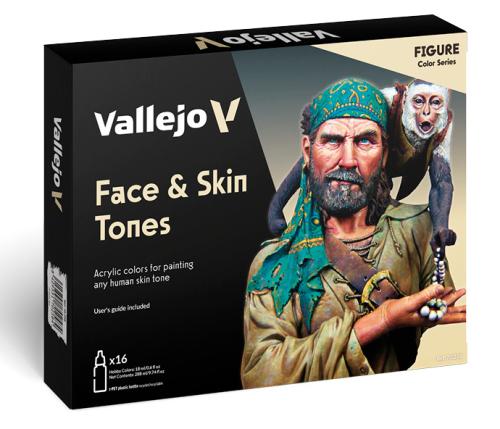 Vallejo Model Color: Face & Skin Tones 16x18ml