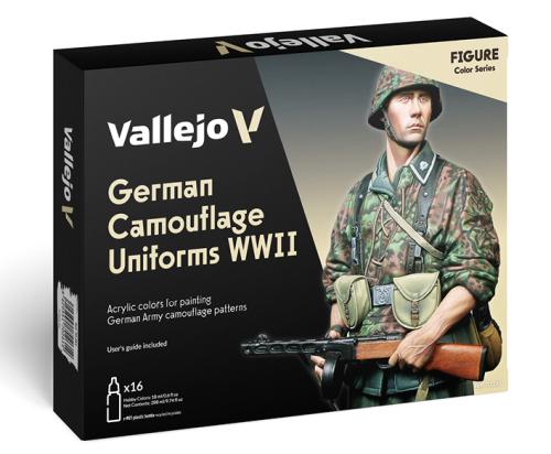 Vallejo Model Color: German Camouflage Uniforms WWII 16x18ml