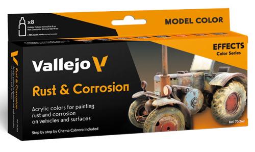 Vallejo Model Color: Rust & Corrosion 8x18ml
