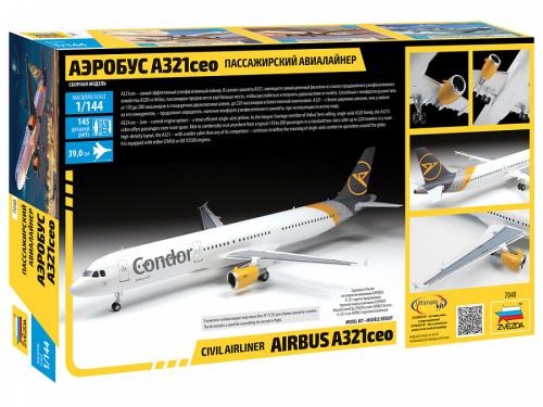 Civil airliner AIRBUS A321ceo 1/144