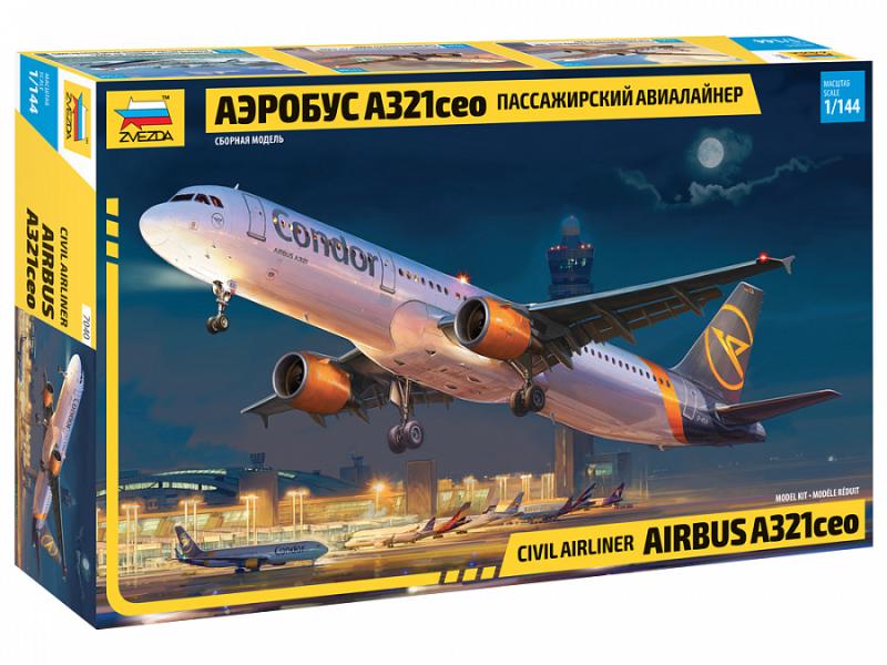 Civil airliner AIRBUS A321ceo 1/144