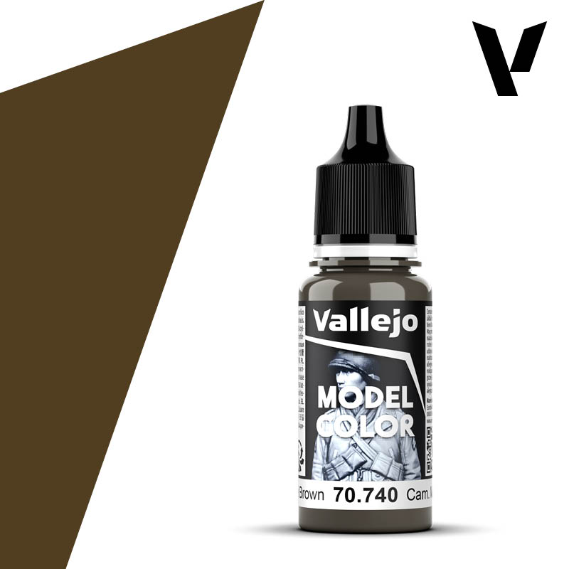 Vallejo Model Color: Camouflage Middle Brown 18ml