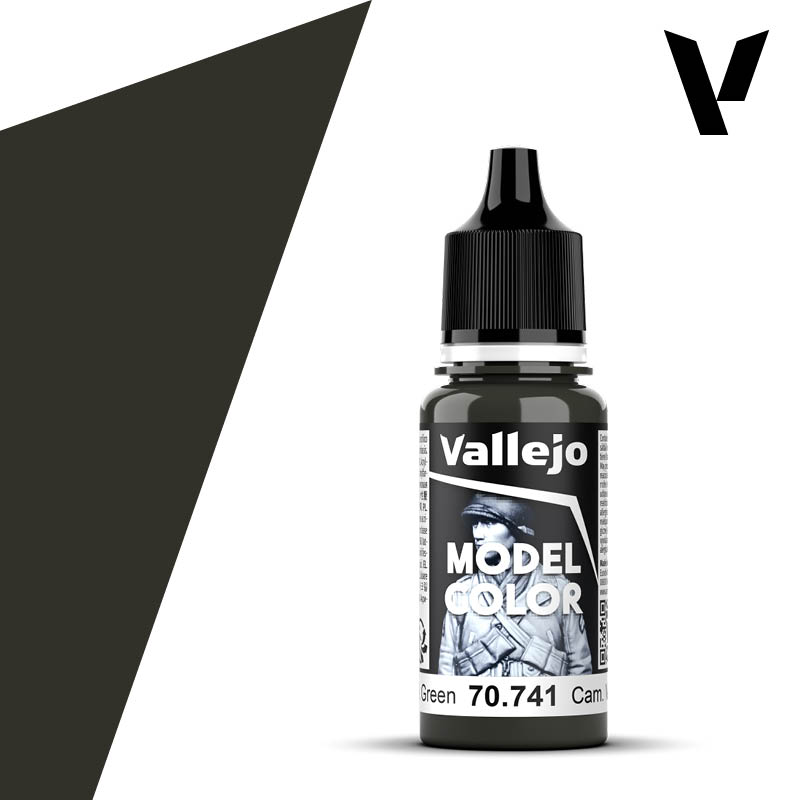 Vallejo Model Color: Camouflage Black Green 18ml