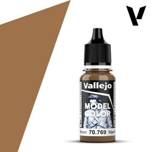 Vallejo Model Color: Mustard Brown 18ml